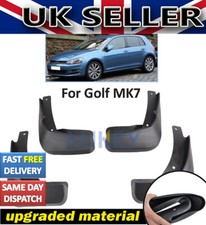 For VW Golf 7 Mk7 7.5 2013-2018 UK SET Flexible Mud Flap Mudflaps Splash Guards