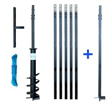 Hand auger 5-3/4inch / 21ft Best auger / digger / water well / +CLAY DRILL-BIT