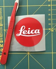 Leica Logo Text Sticker Die