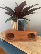 Wooden phone speaker passive
