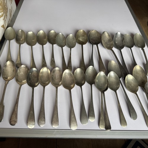 Silver plated spoons 1 5kg - plated,