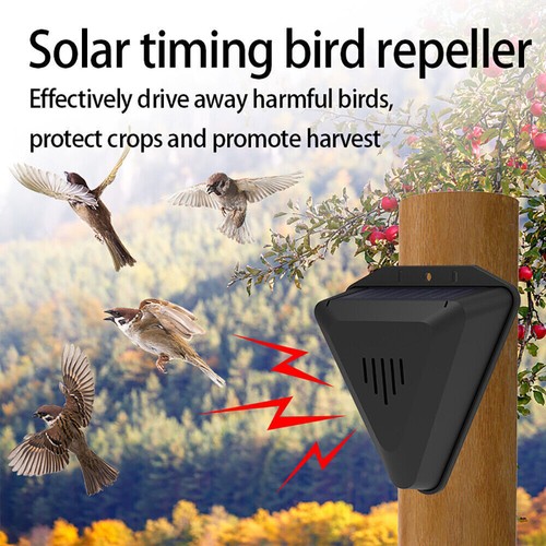Solar automatic bird - , repellent