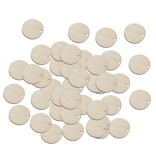 50pcs natural wood slices - 50pcs,