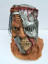 Cyborg Mask Terminator Metal Head Halloween Realistic Costume Latex