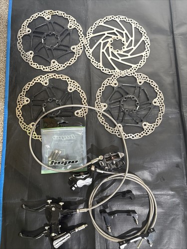 Hope tech brakes with - tech,