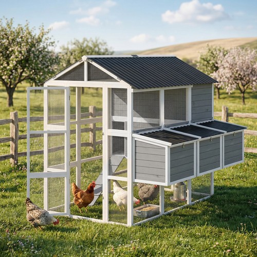 Large chicken coop for - coop, 6-8