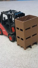 Set of 3 Bruder Forklift 1/16 Compatible Crate Box Tattie