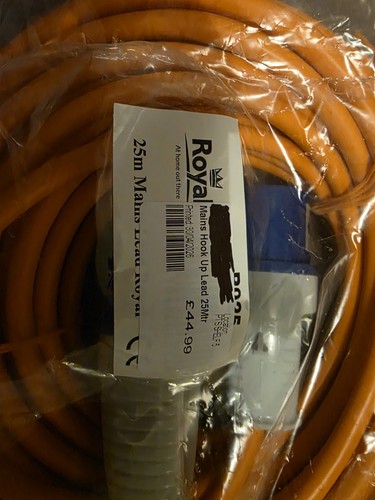 25m metre orange - 25m, caravan