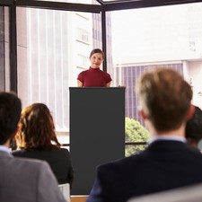 Standing Lectern Desk Hostess