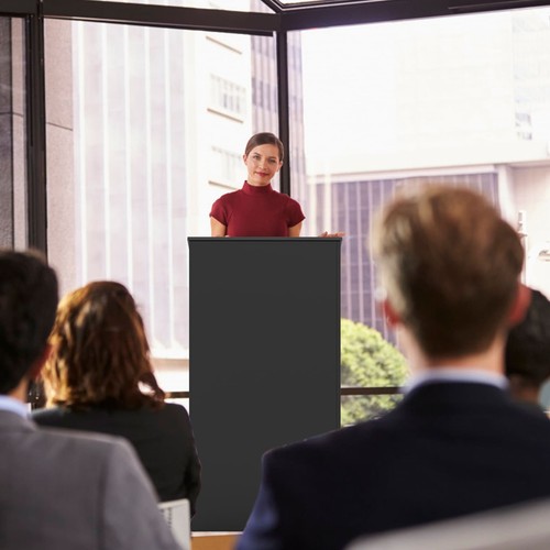 Standing lectern desk - lectern, hostess