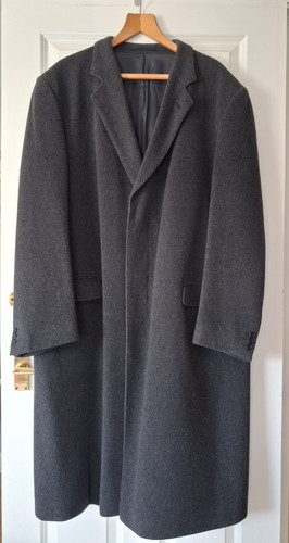 Mens long black wool - long, and