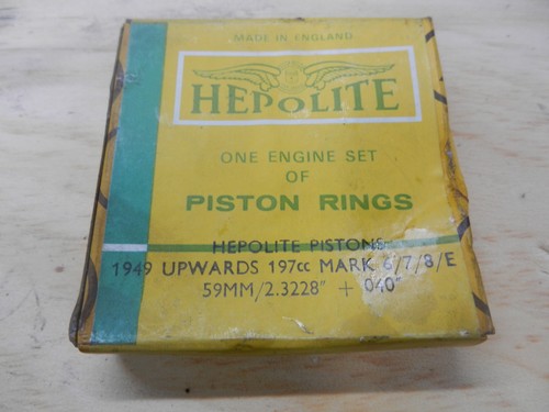 Villiers 197cc piston - villiers, rings