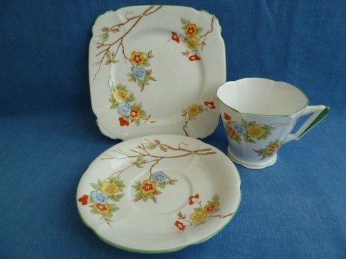 Art deco vintage tea - art, set