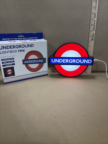 London underground sign - underground, light