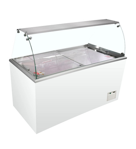 Pan scoop ice cream - cream, freezer
