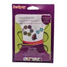 Sculpey Bakeable Silicone Jewellery Mould Bezel Shapes Bake in Oven Teardrop