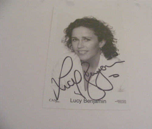 Lucy benjamin signed - lucy, photo