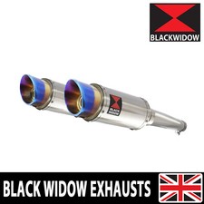 Yamaha TDM 900 2-2 2002-2009 Exhaust Silencer Kit 200mm Round End Cans SL20R