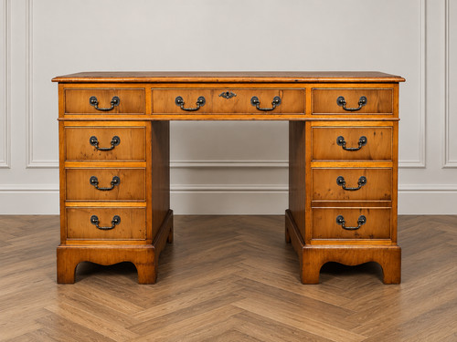 Antique style yew leather - style,