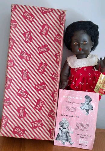 Vintage black palitoy - 15",