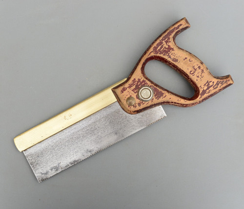 Vintage brass back - saw, &