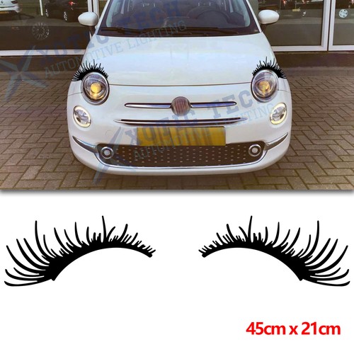 Funny car headlight - funny, eyelash