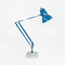 2025 Anglepoise Original 1227 Giant Floor Lamp Blue Aluminum with Concrete Base