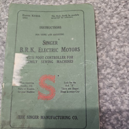 Original singer sewing - original, b.r.k.