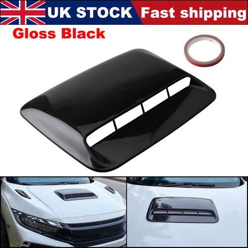 Universal black car - car, hood