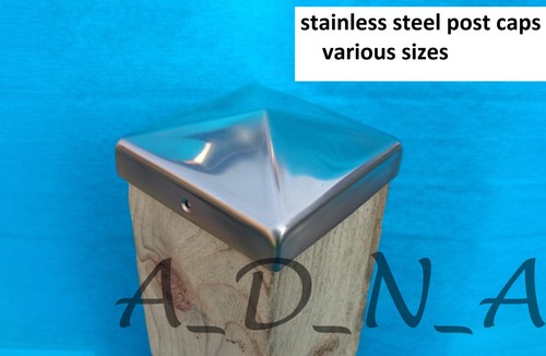 Square stainless steel pyramid - square,