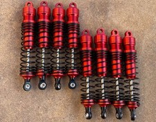 Traxxas T Maxx/thunder Tiger Mta4 Big Bore Metal Shocks 8ptc UK!