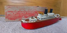 Vintage Gebruder Fleischmann GFN tin Ocean Liner boat ship toy.Germany model