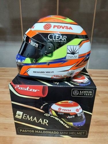 Pastor maldonado helmet lotus - pastor,