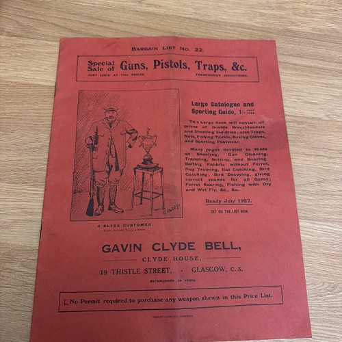 Rare 1927 gavin clyde - rare,