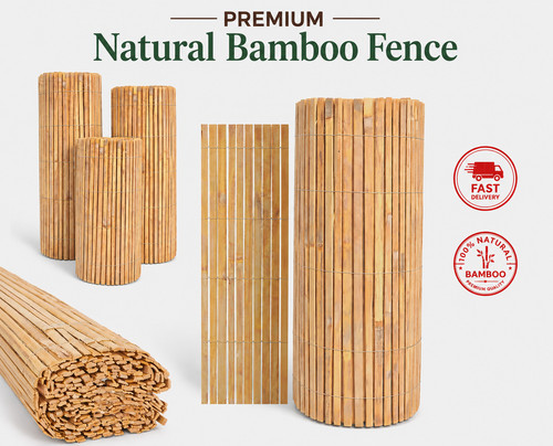 Bamboo slat fence - slat,
