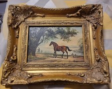 HARRY HALL oil on board