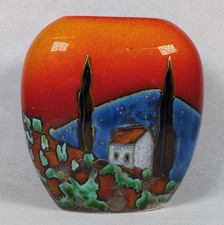 Anita Harris Purse Vase ~