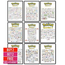 Pokemon Full Pokedex Chart