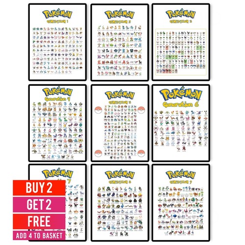 Pokemon full pokedex chart - pokemon,