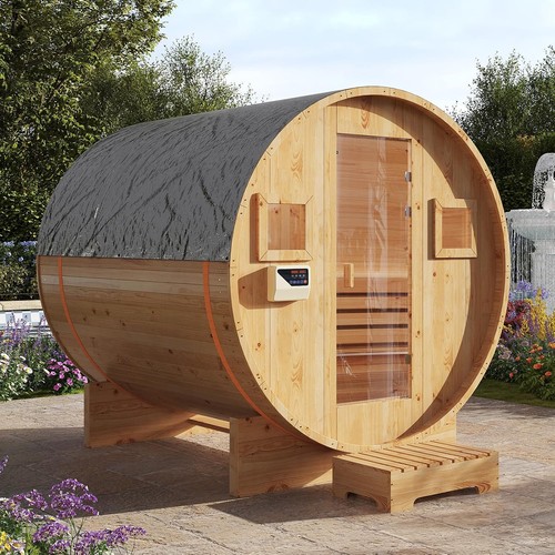 Outdoor barrel sauna 6 - outdoor, 4-6