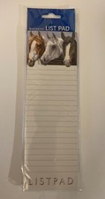 Crazy Horses Magnetic Memo Pad Note slim list pad horse