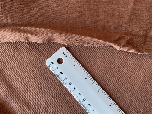 Vintage plain brown fabric - vintage,