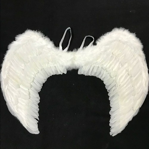 White feather angel - white,