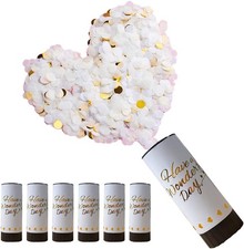 DEARLIVES 6 Pcs White Confetti