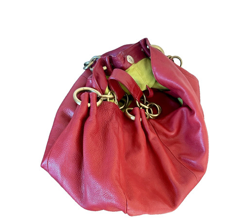 Lupo leather shoulder hobo bag - lupo,
