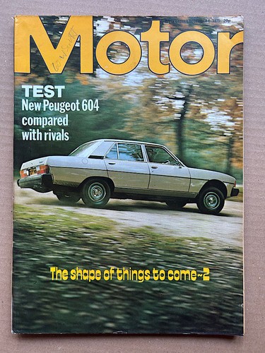 Peugeot 604 motor - peugeot, magazine