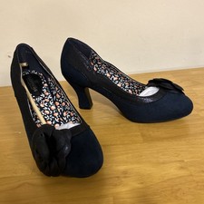Brand New with Box Joe Browns Couture Shoes UK 8/EU 41 Extra Wide Blue Sparkle