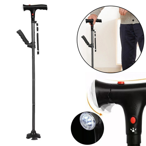Elder folding walking stick - 1x,