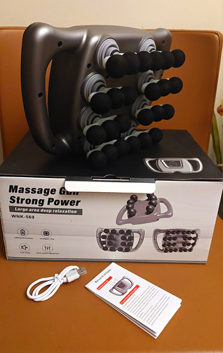 Head massage gun set - massage,