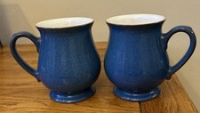 2 X DENBY IMPERIAL BLUE